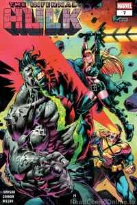 The Infernal Hulk comic cover
