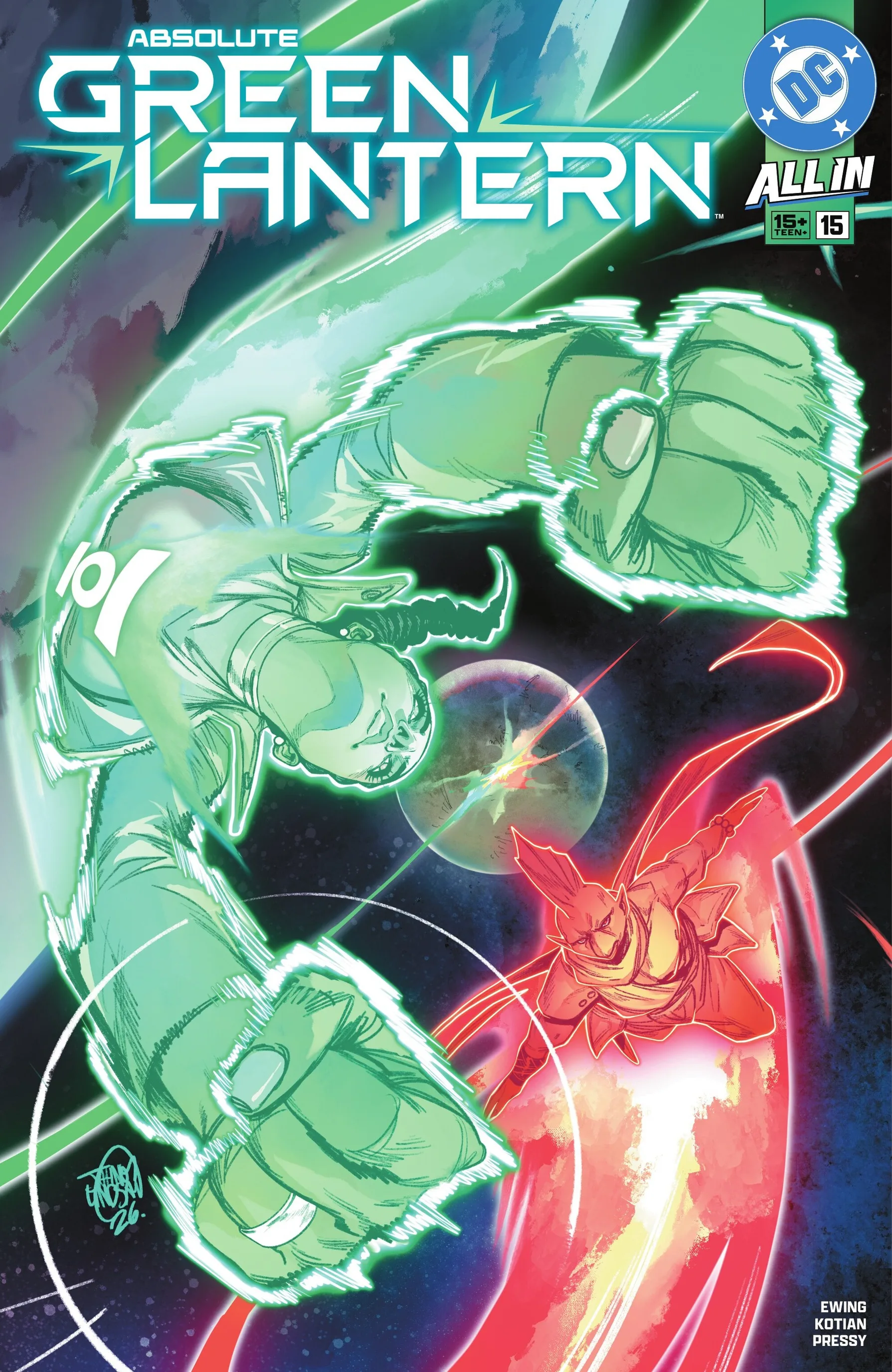 Absolute Green Lantern Issue #15 cover