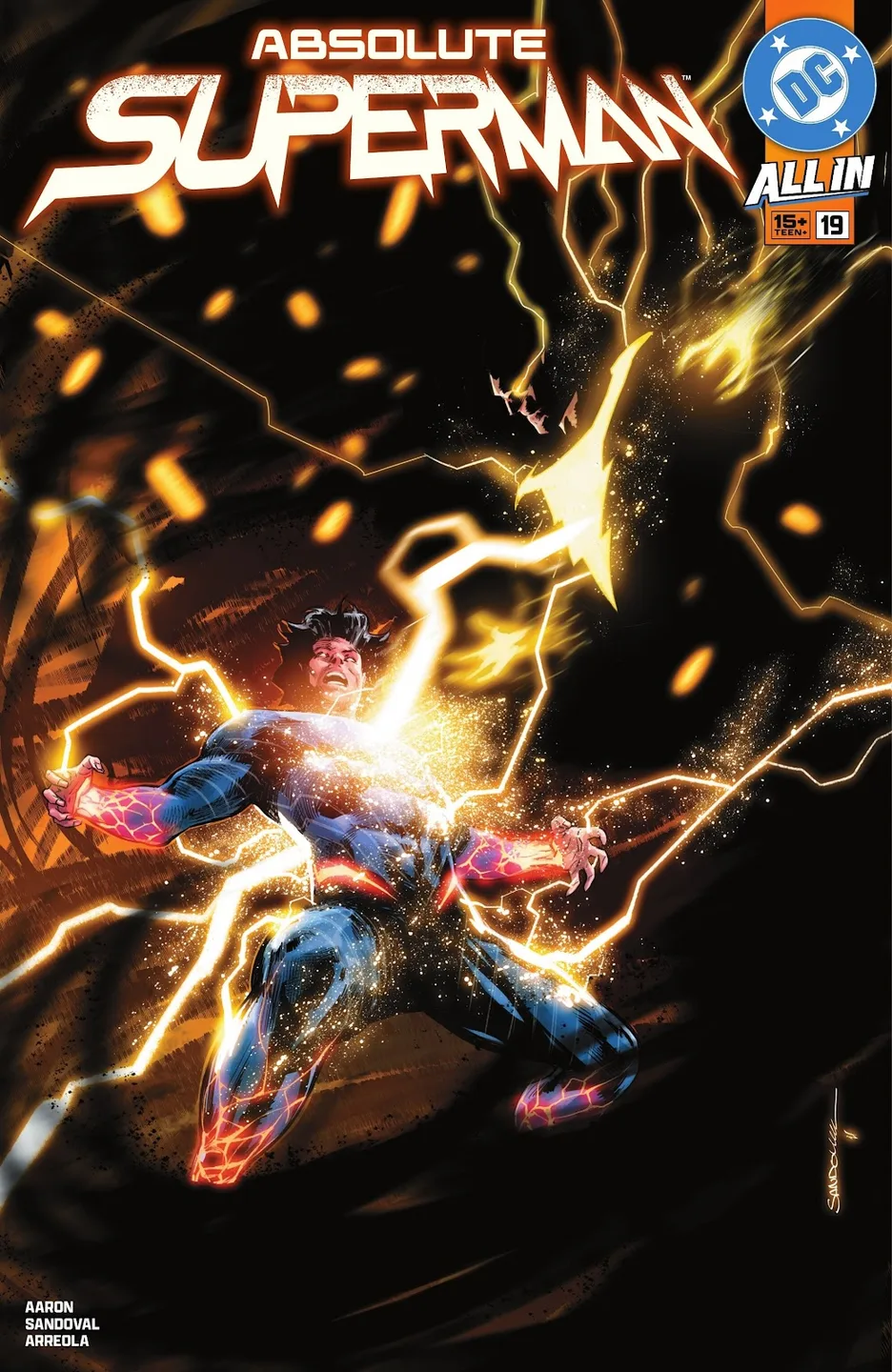 Absolute Superman Issue #19 cover