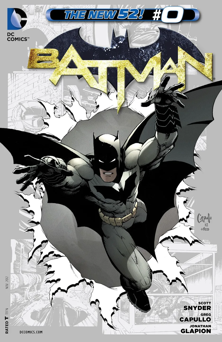 Batman (2011) Issue #0 cover