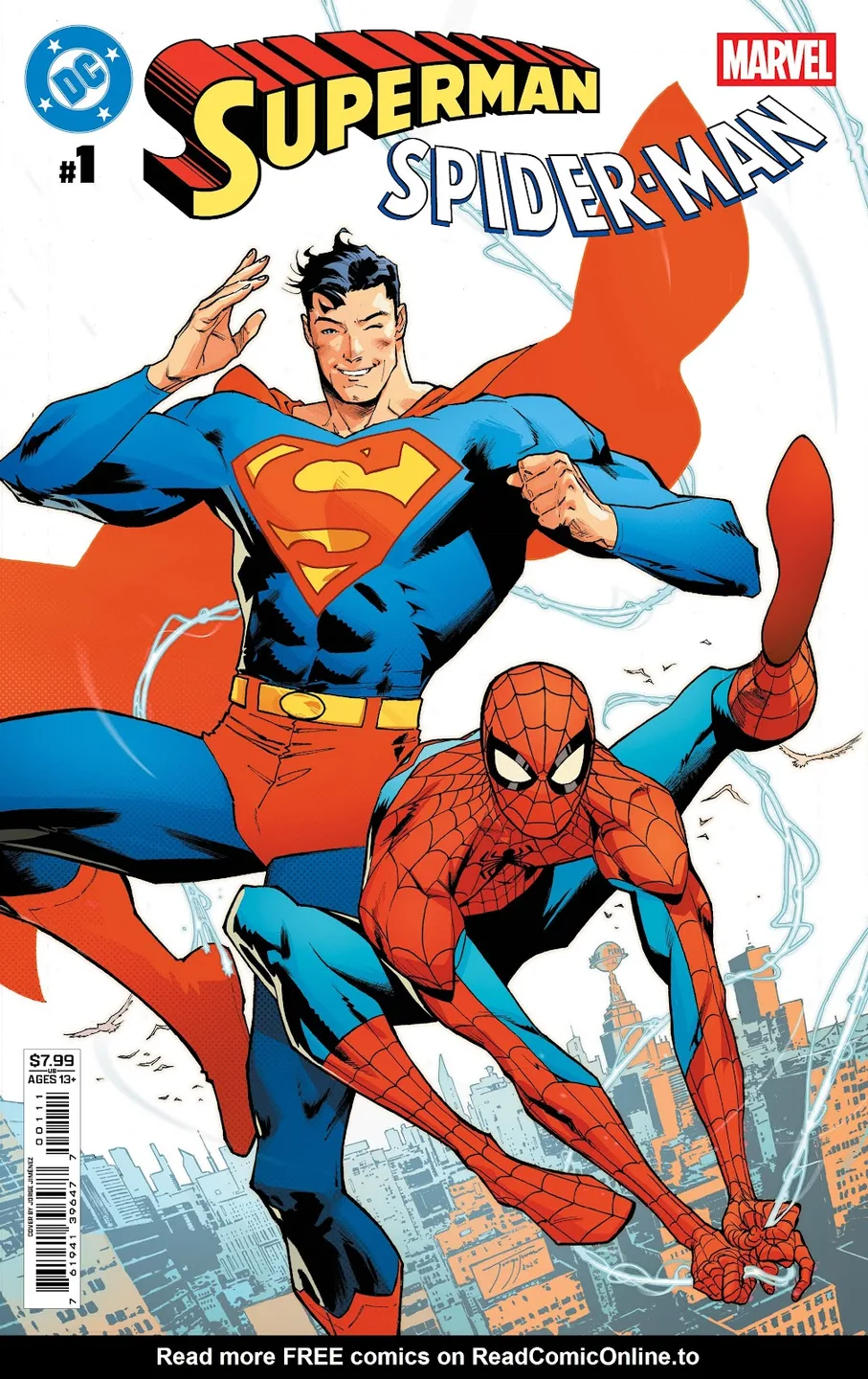 DC / Marvel: Superman / Spider-Man Full cover