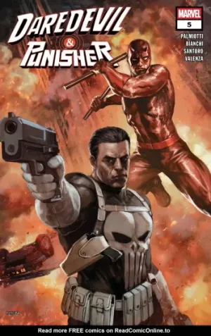 Daredevil / Punisher: The Devil's Trigger Issue #5 cover