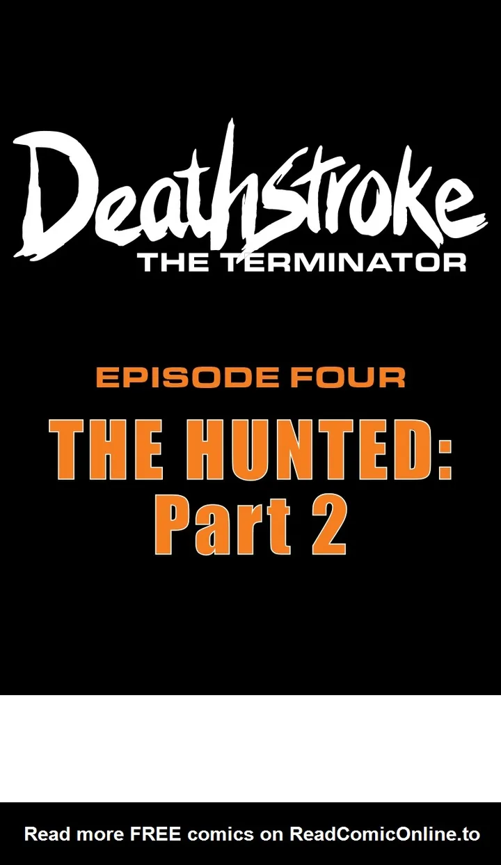 Deathstroke: The Terminator Issue #4 cover
