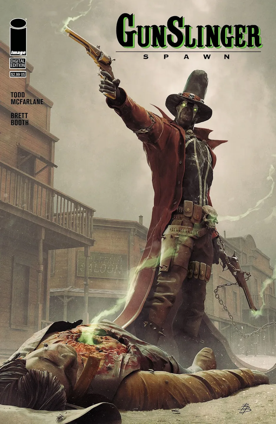 Gunslinger Spawn Issue #2 cover