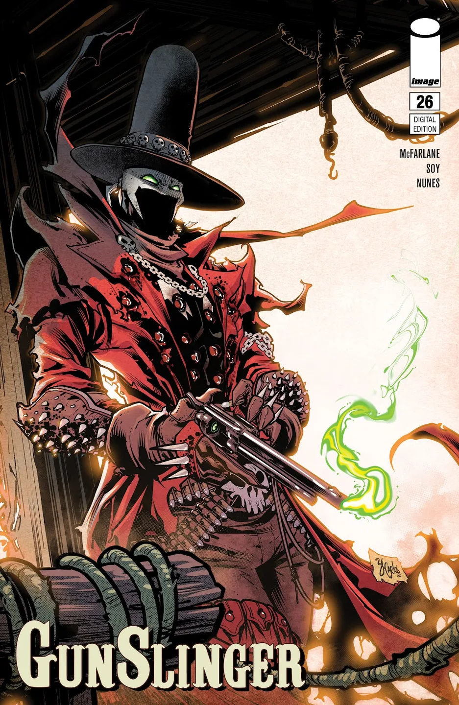 Gunslinger Spawn Issue #26 cover