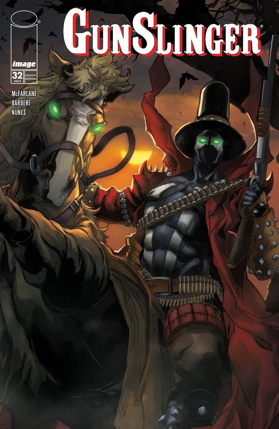 Gunslinger Spawn Issue #32 cover