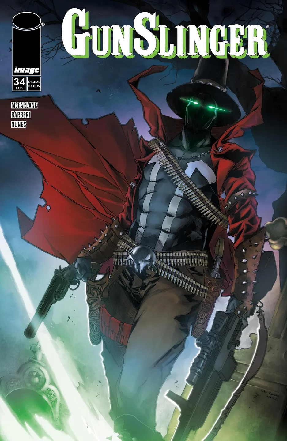 Gunslinger Spawn Issue #34 cover