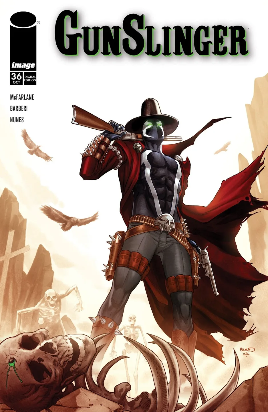Gunslinger Spawn Issue #36 cover