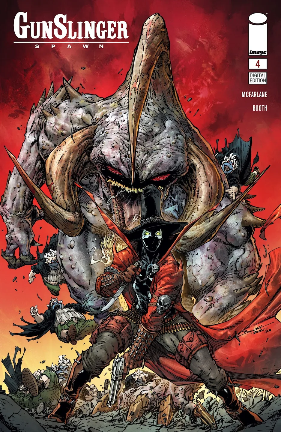 Gunslinger Spawn Issue #4 cover