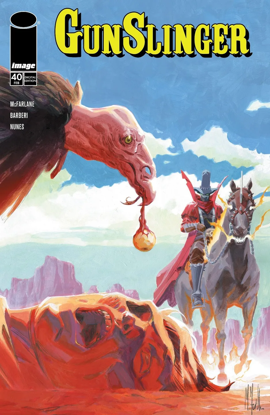 Gunslinger Spawn Issue #40 cover