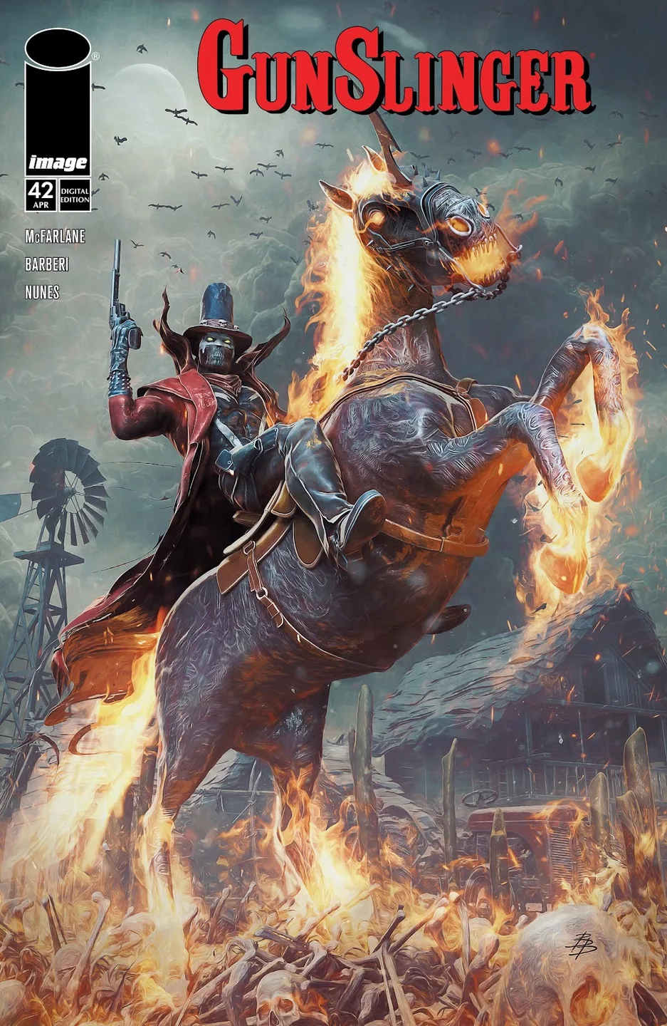 Gunslinger Spawn Issue #42 cover