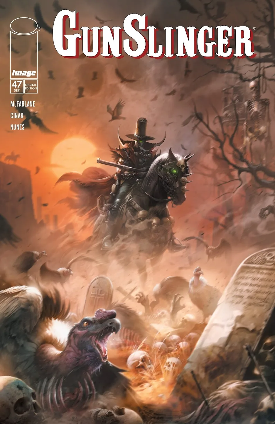 Gunslinger Spawn Issue #47 cover