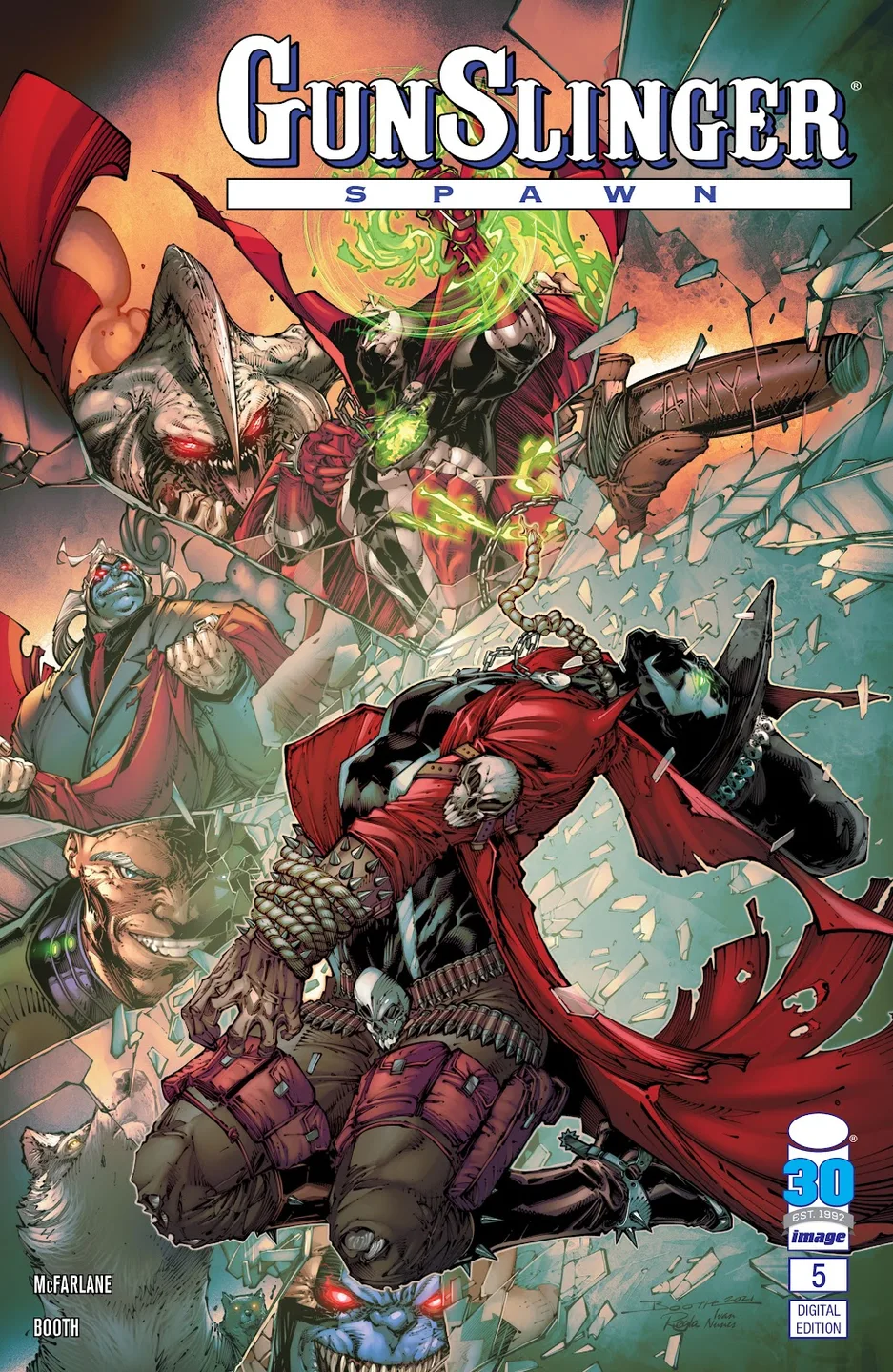 Gunslinger Spawn Issue #5 cover