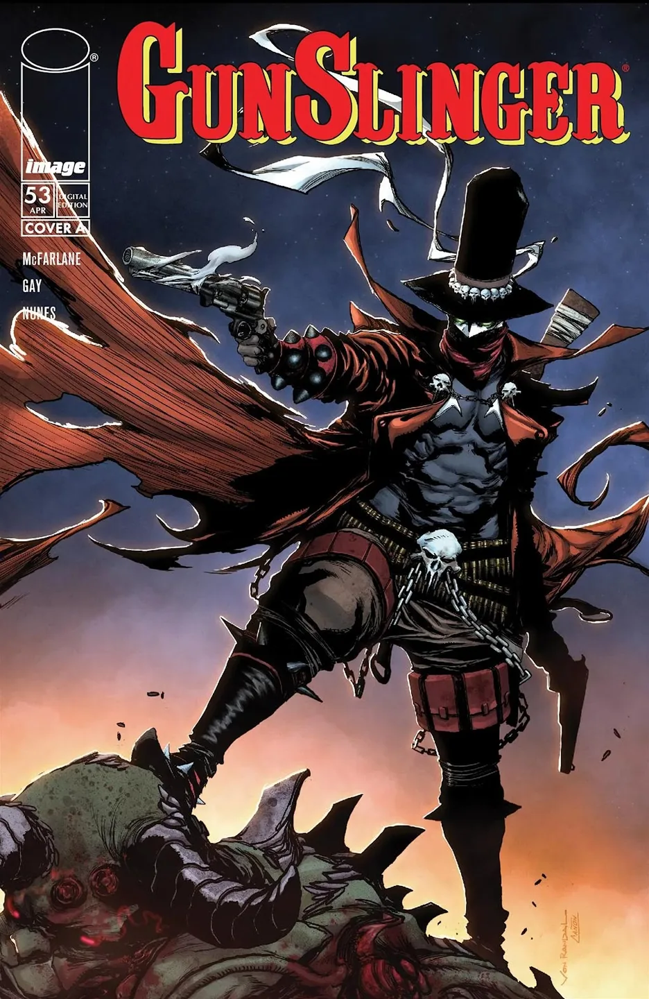 Gunslinger Spawn Issue #53 cover