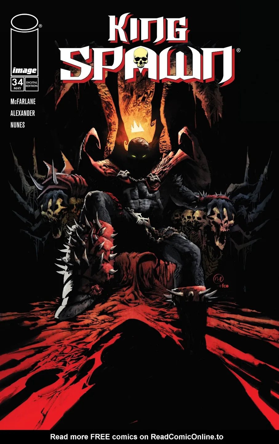 King Spawn Issue #34 cover