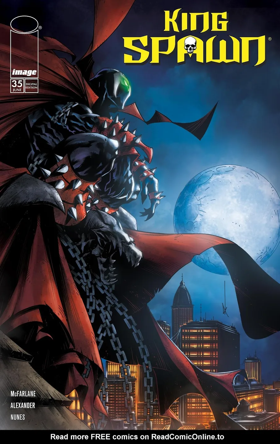 King Spawn Issue #35 cover