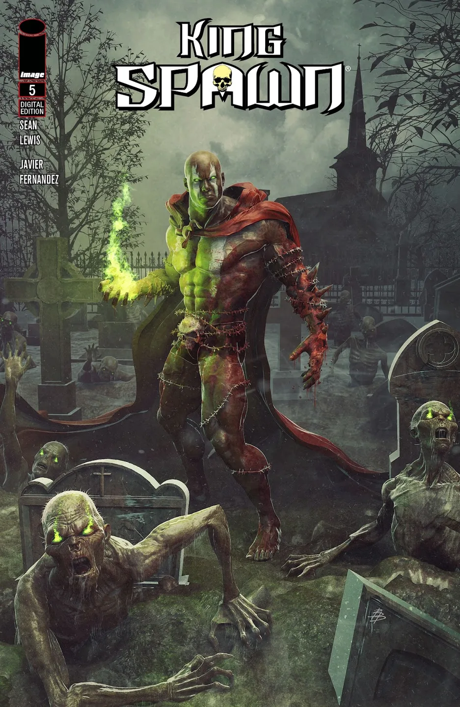 King Spawn Issue #5 cover