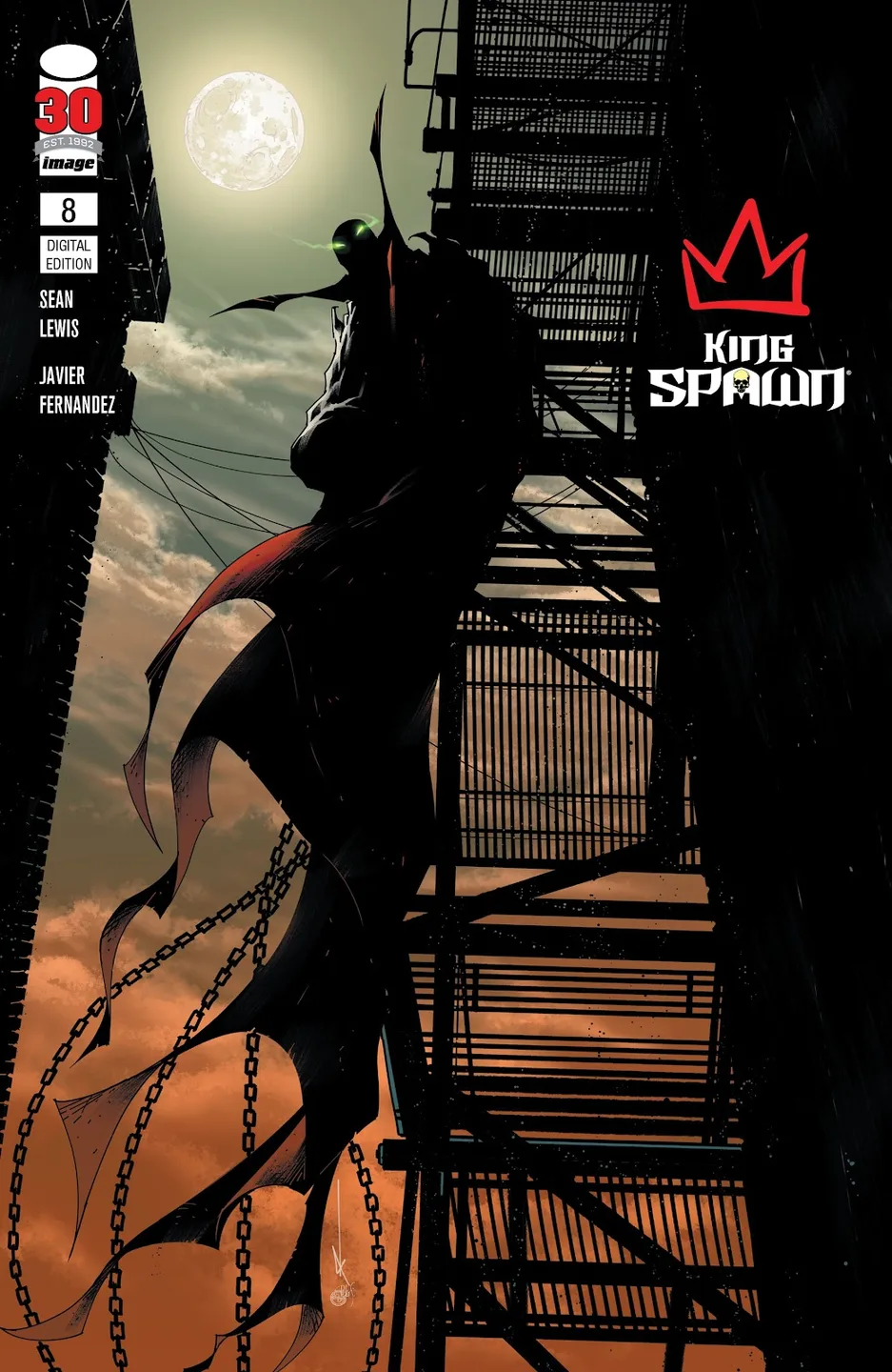 King Spawn Issue #8 cover