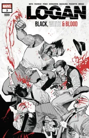 Logan: Black, White & Blood Issue #3 cover