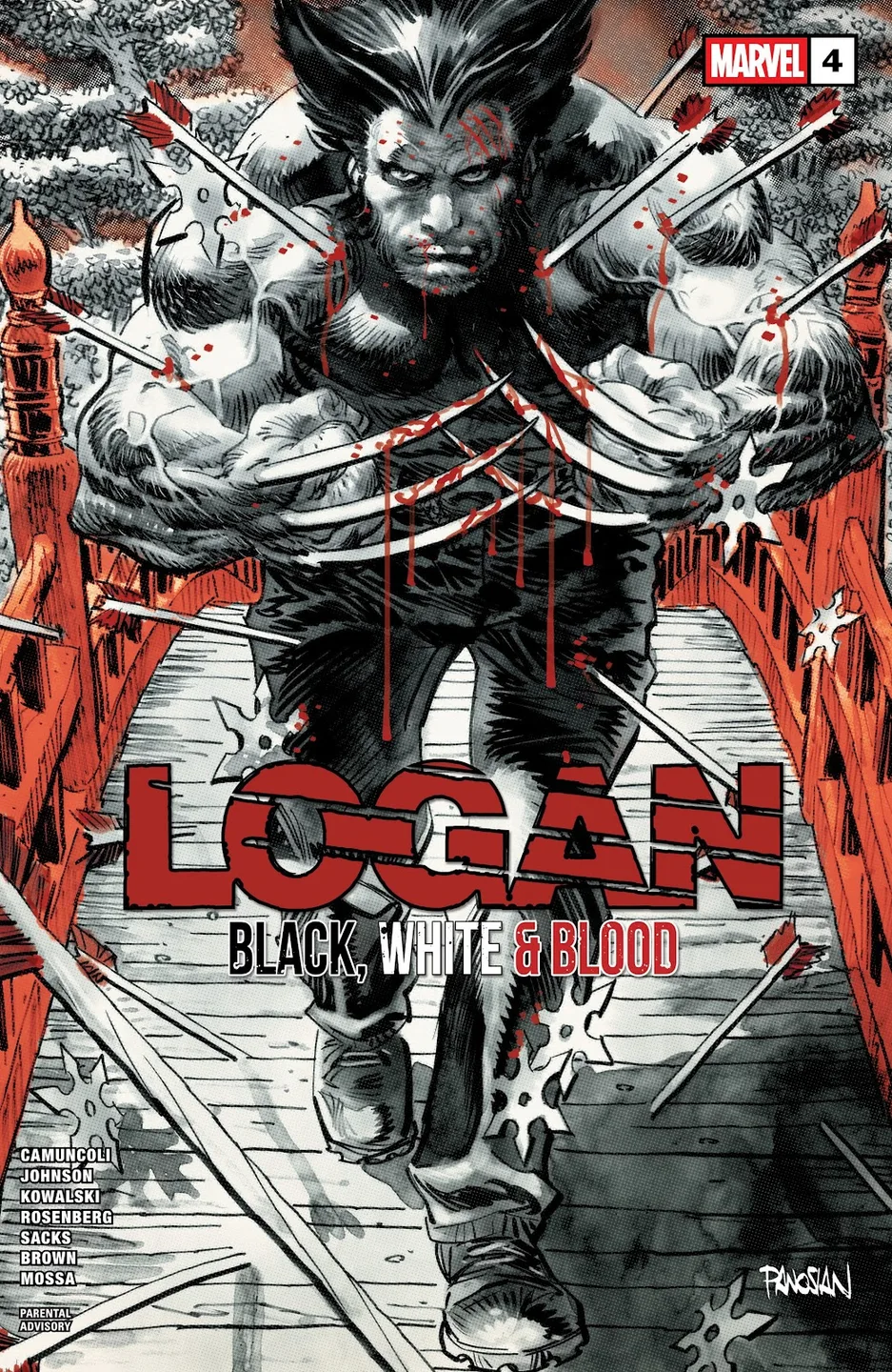 Logan: Black, White & Blood Issue #4 cover