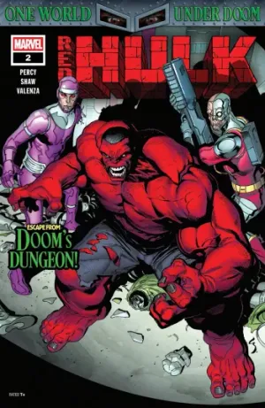 Red Hulk Issue #2 cover