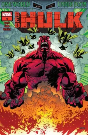 Red Hulk Issue #4 cover
