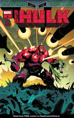 Red Hulk Issue #5 cover