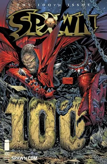 Spawn Issue #100 cover