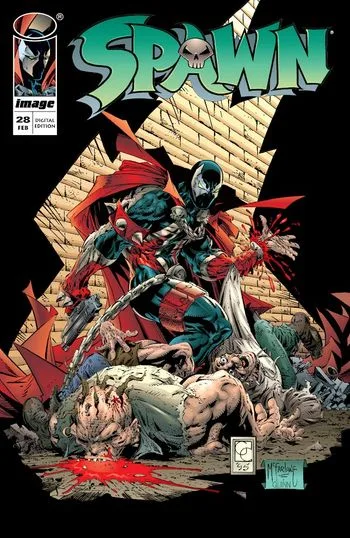 Spawn Issue #28 cover