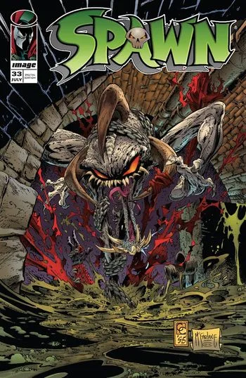 Spawn Issue #33 cover