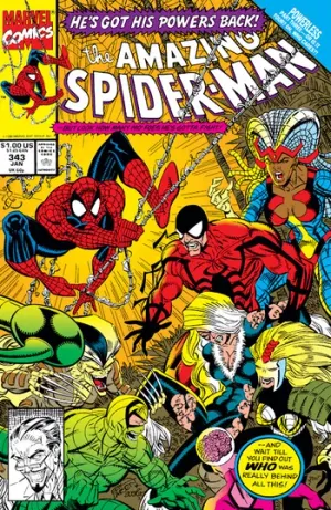 The Amazing Spider-Man (1963) Issue #343 cover
