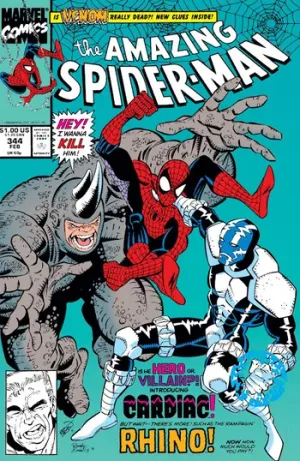 The Amazing Spider-Man (1963) Issue #344 cover
