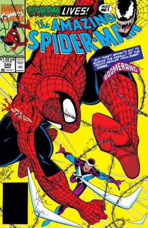 The Amazing Spider-Man (1963) Issue #345 cover