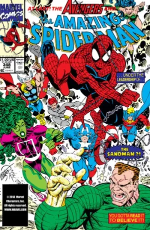 The Amazing Spider-Man (1963) Issue #348 cover