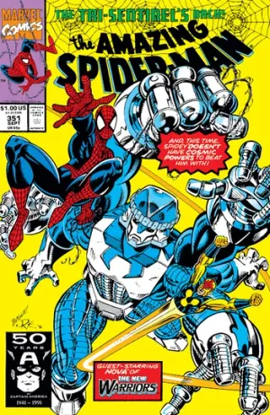The Amazing Spider-Man (1963) Issue #351 cover