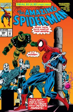 The Amazing Spider-Man (1963) Issue #384 cover