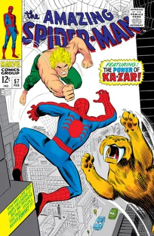 The Amazing Spider-Man (1963) Issue #57 cover