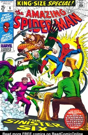 The Amazing Spider-Man (1963) _Annual 6 cover