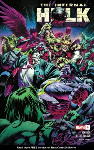 The Infernal Hulk Issue #4 cover