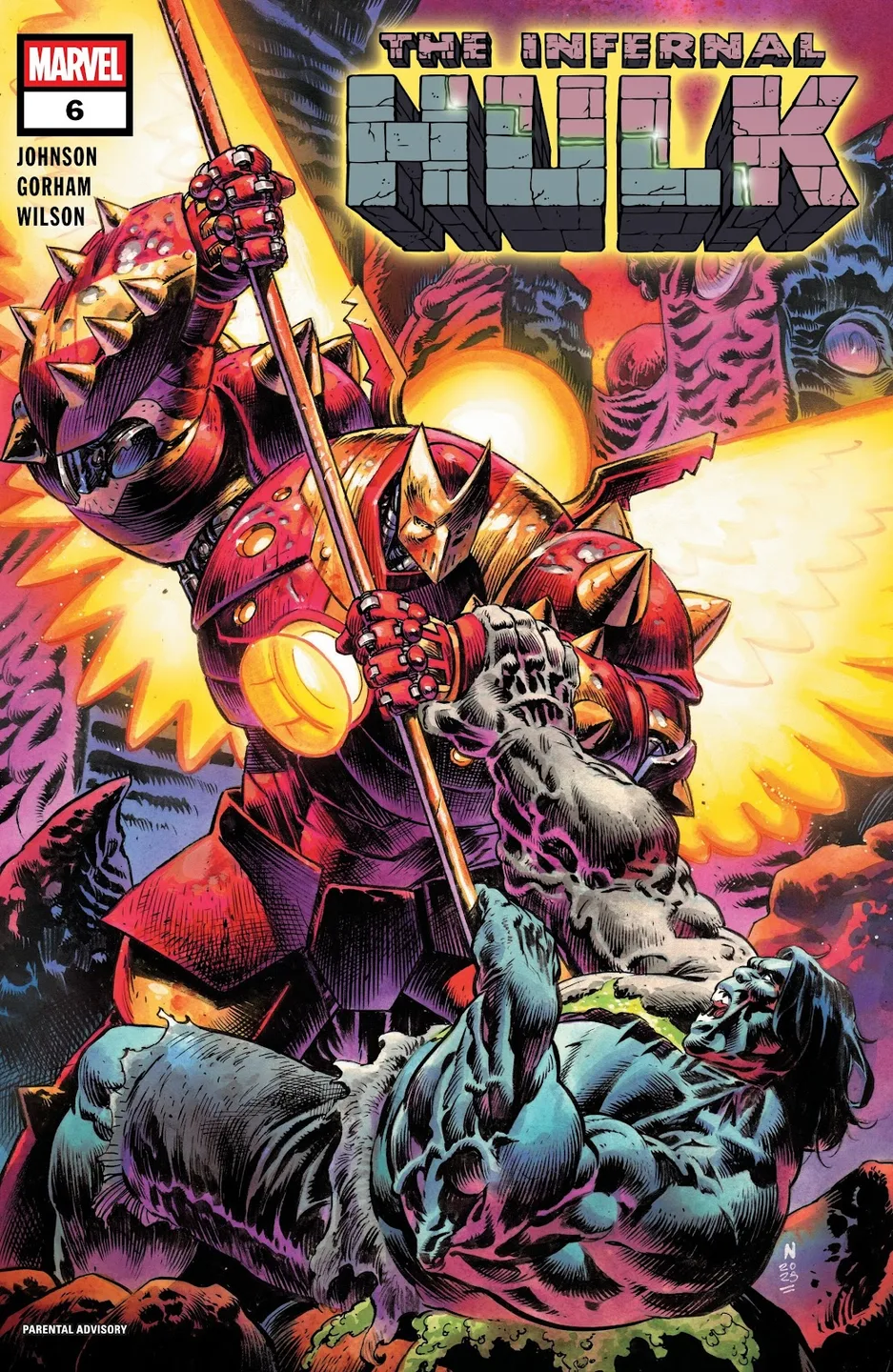 The Infernal Hulk Issue #6 cover