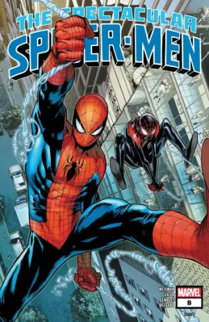 The Spectacular Spider-Men Issue #8 cover