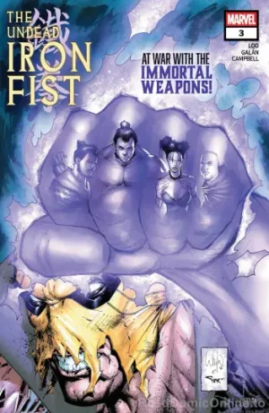 The Undead Iron Fist Issue #3 cover