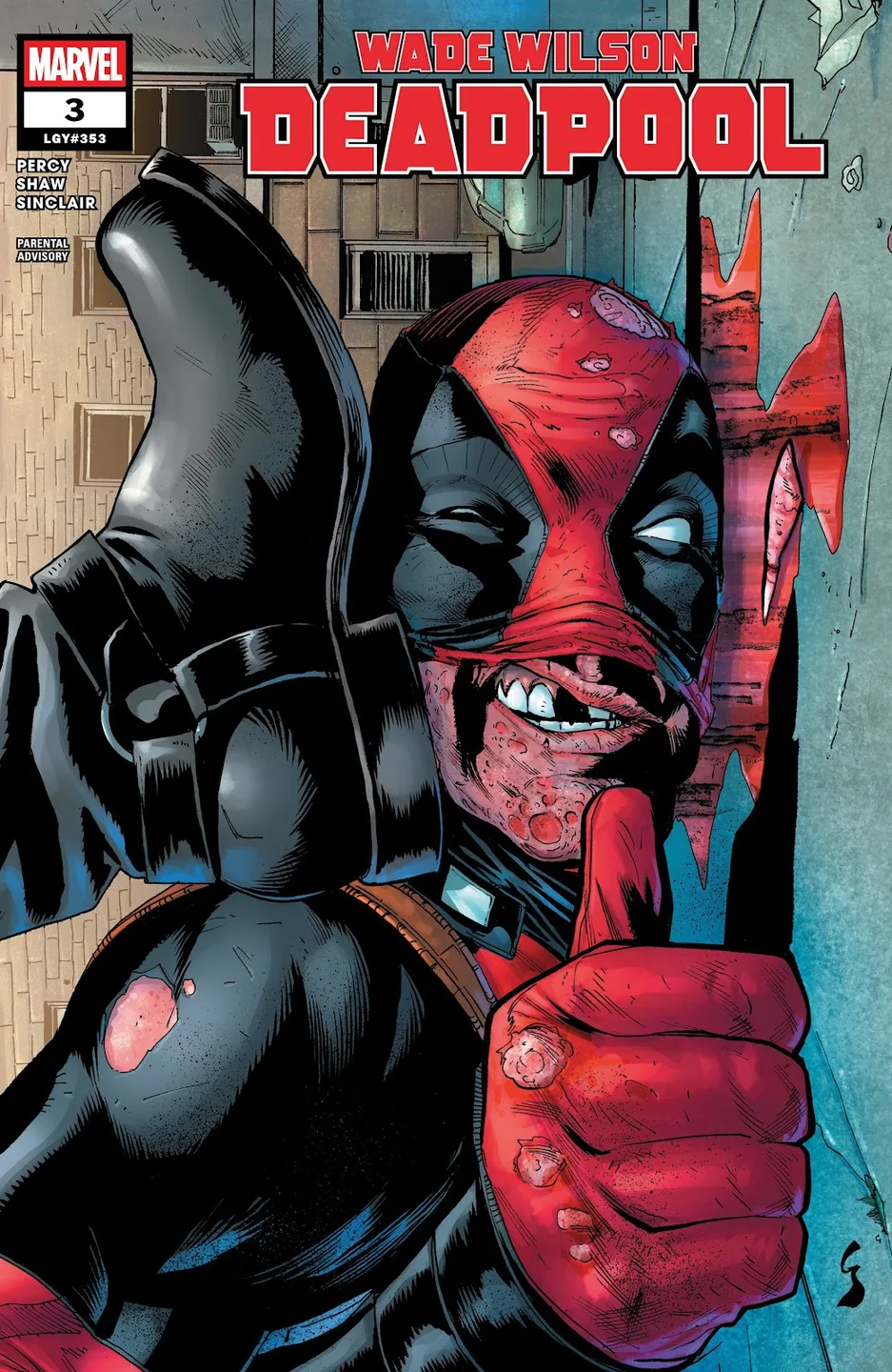 Wade Wilson: Deadpool Issue #3 cover