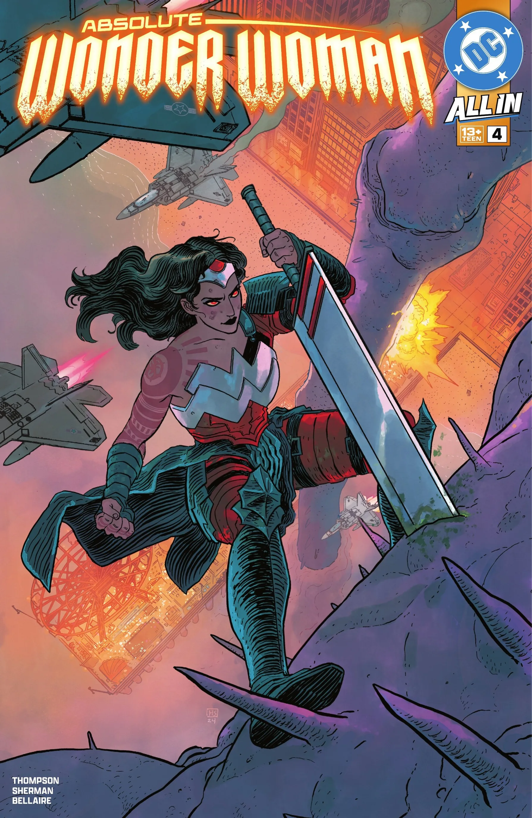 Absolute Wonder Woman Issue #4 cover