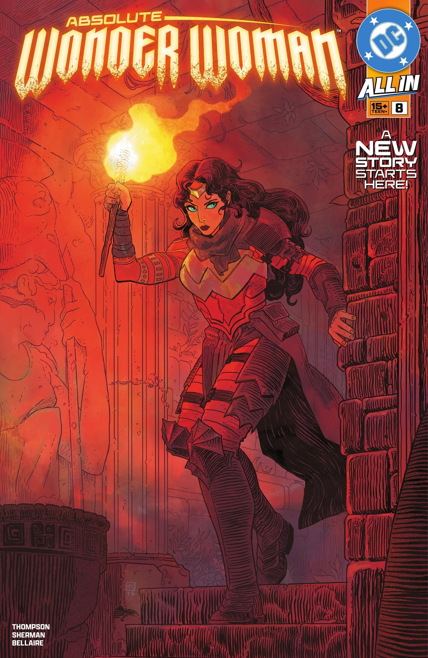 Absolute Wonder Woman Issue #8 cover