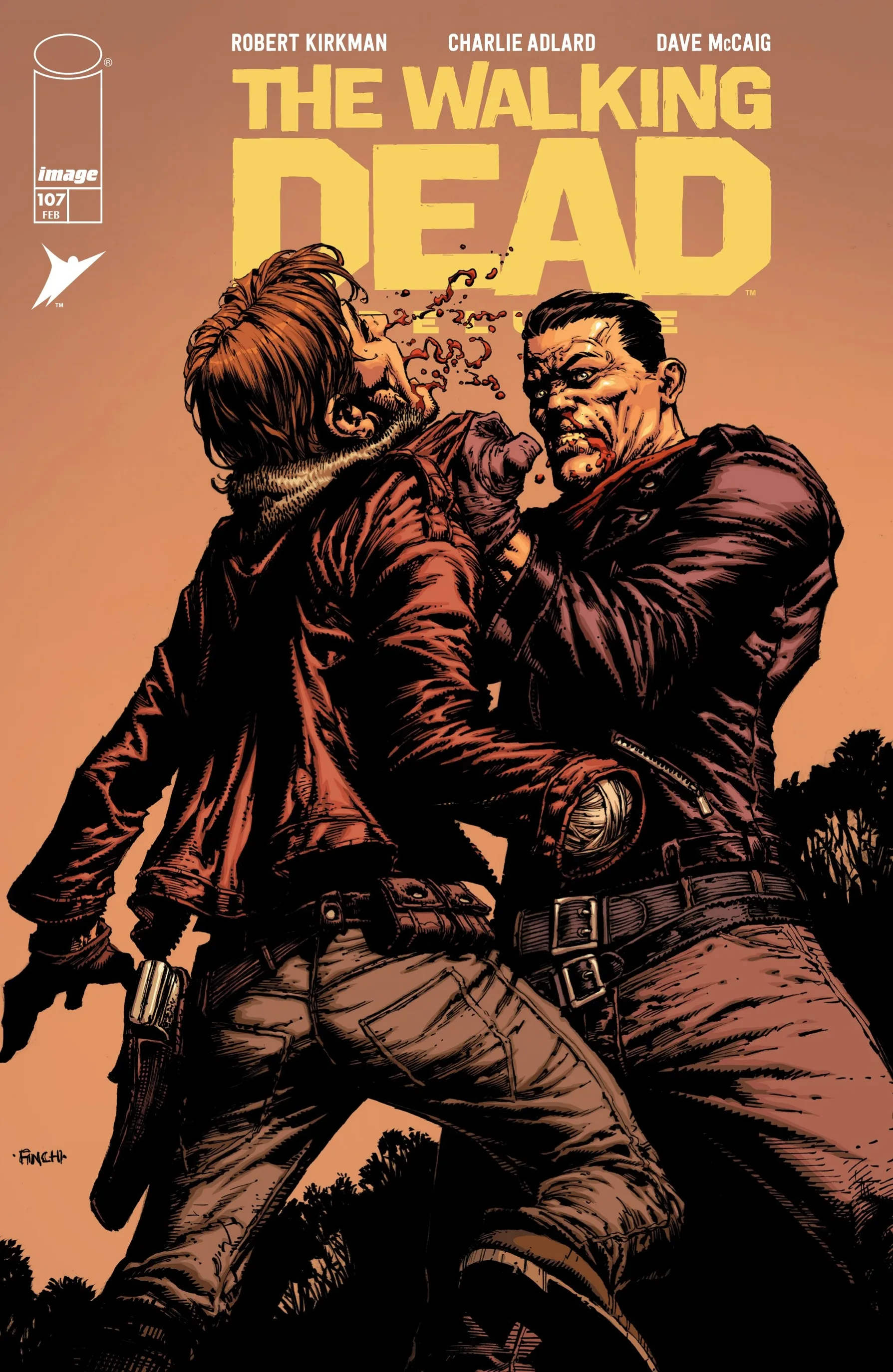 The Walking Dead Deluxe (2020-) #107 cover